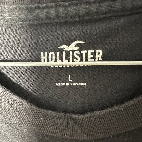 Hollister Shirts Euc Mens Hollister Long Sleeve Shirt Large L Black